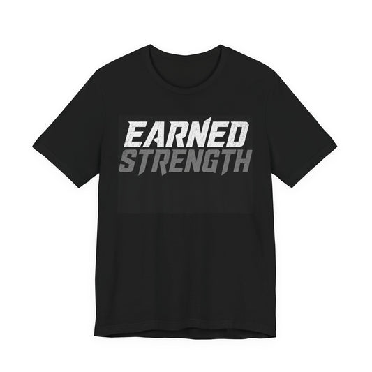 Earned Strength Signature Black Tee